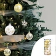 thumbnail image 5 of 24-Piece Christmas Ball Ornament Set Colorful Painted Electroplated Plastic Hanging Decorations Tree Baubles Bucket Collection Holiday Decor, 5 of 5