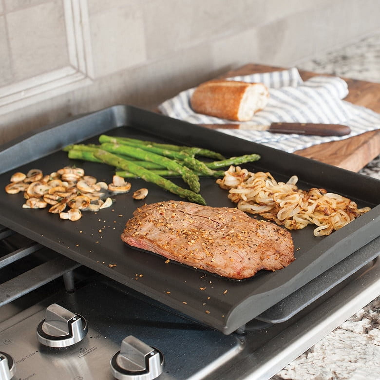 Pampered chef double burner grill hot sale