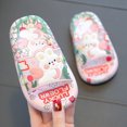 thumbnail image 3 of Honeeladyy Clearance under 10$ Kids Slides Sandals for Boys Girls Non-Slip Slippers Soft Comfy Thick Sole for Bathroom Shower Summer Pool Beach Slides Slippers (Pink,2-3Years), 3 of 4