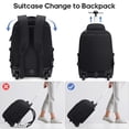 thumbnail image 2 of UKEIN Rolling Backpack for Adults 18inch Backpack with Wheels for Travel Water Resistant Roller Backpack with Lockable Zippers, 2 of 8