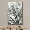 thumbnail image 3 of wall26 Canvas Print Wall Art Black &amp; White Industrial Tree Silhouette Nature Plants Digital Art Modern Art Rustic Dramatic Dark Duotone for Living Room, Bedroom, Office - 24"x36", 3 of 7