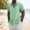 #Green, variant on DPTALR Men's Casual Vacation Solid Color Button-down Collar Short Sleeve Shirt,Light Blue, M
