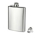 thumbnail image 1 of Wrapped Stainless Steel Flask Screw-cap Sealing Tightly Flask for Bourbon Gin Tequila Shots 5oz, 1 of 3