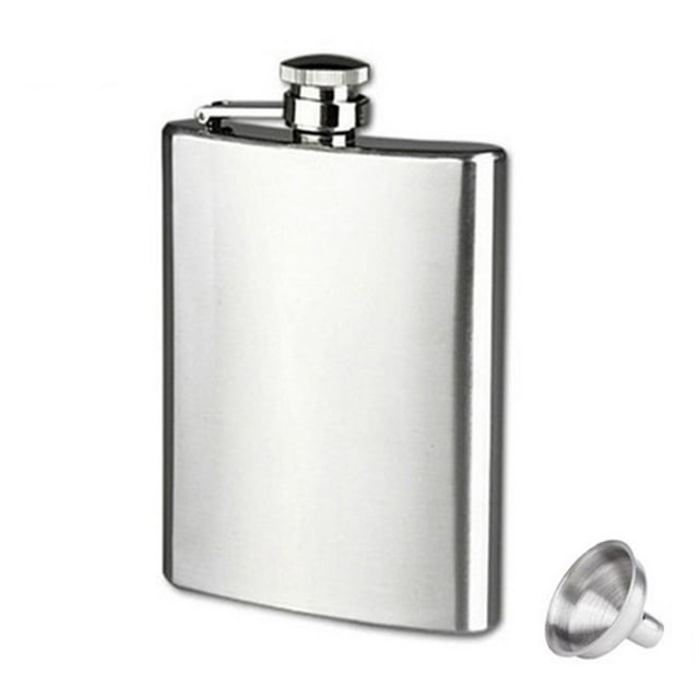 Wrapped Stainless Steel Flask Screw-cap Sealing Tightly Flask for Bourbon Gin Tequila Shots 5oz