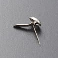 thumbnail image 2 of OUNONA 100 Pcs Attaches de Tête Rondes Colorées pour Projets d'Artisanat Argent, 2 of 5