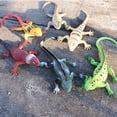 thumbnail image 1 of Figura de lagarto de goma suave y vívida, juguete de reptil de zoológico, accesorio de colección, juguete de regalo para niños, 1 of 8