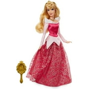 Disney Store Official Princess Aurora Classic Doll for Kids, Sleeping Beauty, 11 Inches, Includes Brush with Molded Details, Fully Posable Toy in Glittering Outfit - Suitable for Ages 3+ Toy Figure