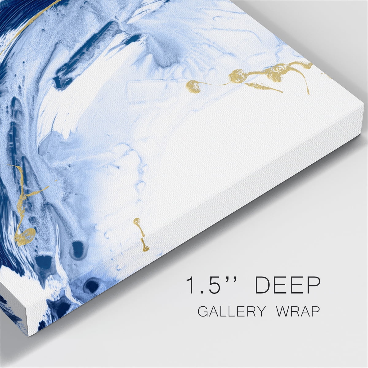 Wexford Home Golden Current IV-Premium Gallery Wrapped Canvas, 10" x 10" - Ready to Hang