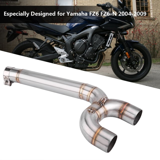 Tubo de escape, sistema de escape completo para motocicleta Tubo de conexión de escape Tubo de enlace intermedio Elaborado por expertos