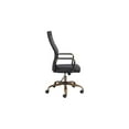 thumbnail image 6 of Studio 55D Primero Vintage Black Faux Leather Adjustable Office Chair, 6 of 9