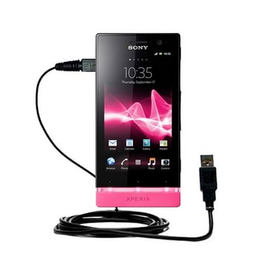 Classic Straight USB Cable suitable for the Sony Ericsson Xperia U / ST25i with Power Hot Sync and Charge Capabilities
