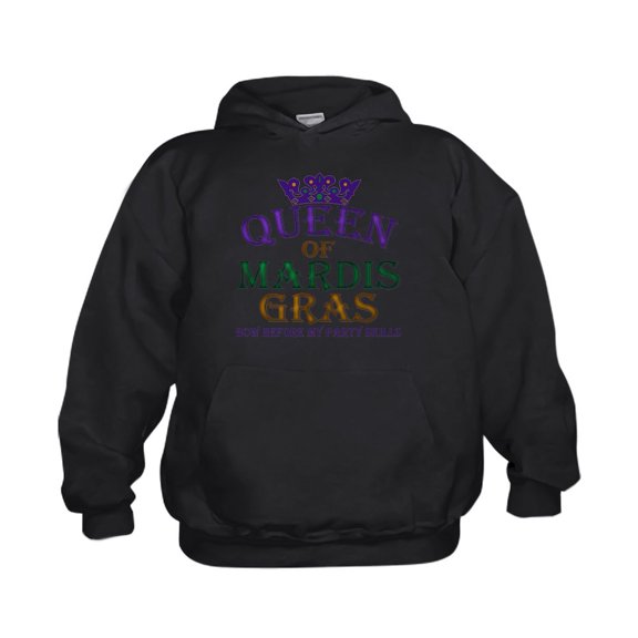 CafePress - Queen Of Mardis Gras - Kids Hooded Sweatshirt, Classic Hoodie