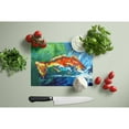 thumbnail image 3 of Carolines Treasures MW1270LCB Break Through Red Fish Glass Cutting Board Large, 12H x 16W, multicolor, 3 of 4
