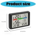 thumbnail image 5 of Indoor Temperature and Humidity Magnetic Digital Clock with High Precisions Monitor Large Easy To Read LCD Display, 5 of 20