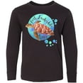thumbnail image 3 of Inktastic Fort Lauderdale, Florida Swimming Sea Turtle with Bubbles Long Sleeve Youth T-Shirt, 3 of 5