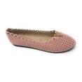 thumbnail image 4 of Victoria K Perforated Dot With Gold Ornament Ballerina Flats (Women), 4 of 5