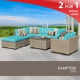 thumbnail image 2 of Hampton 7 Piece Outdoor Wicker Patio Furniture Set 07d, 2 of 7