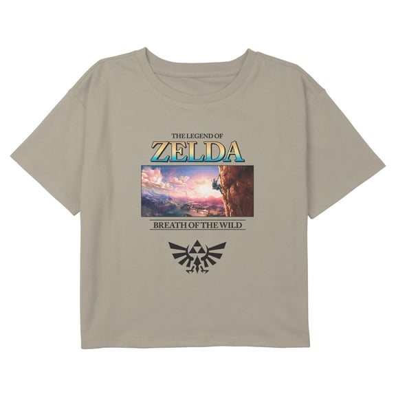 Girls Nintendo Breath Of The Wild Landscape Picture T Shirt