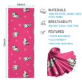 thumbnail image 2 of Boston Terrier on Red Background Hot Yoga Mat Towel Non Slip for Hot Yoga - Quick-Drying Yoga Mat Cover with 4 Corner Pockets with Travel Bag - Hot Yoga Towel Non Slip 74"x26", 2 of 6