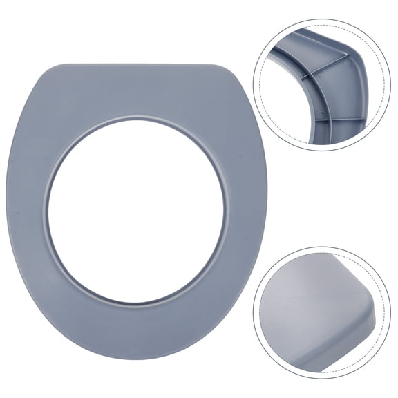 Milisten Bathroom Toilet Cushion Round Toilet Seat 36.00X32.50X1.50CM