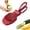 Red, variant on Strawberry Slicer, Stainless Steel Fruit Slicer Tool for Strawberry Banana Kiwi, Egg Slicer for Hard Boiled Eggs(Black)