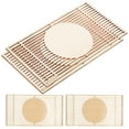thumbnail image 3 of Miangastore 4Set Mini House Screen Traditional Chinese Style Beige Wood Furniture Photo Prop For Hobbyists And Collectors, 3 of 8