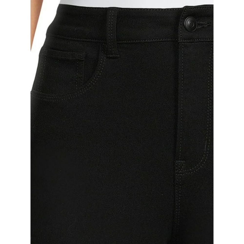 No Boundaries Women's High Rise Skinny Jeans, Black, 15