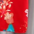 thumbnail image 7 of Ruyang Girls Floral Gheongsam Chinese Traditional Dress Kids Modern Sleeveless New Year Qipao Princess Tassels Outfits Trendy Skirt, 7 of 7