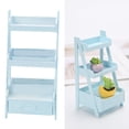 thumbnail image 4 of Soporte de planta miniatura 1:12 3 capas Azul Sunnimix, 4 of 8