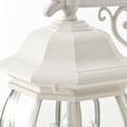 thumbnail image 6 of Open Box Satco Central Park White Transitional Outdoor w/ 3 Light 60W, 6 of 14
