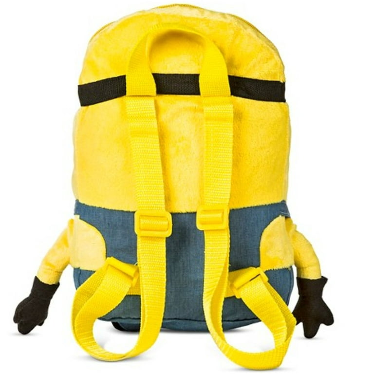 Minion School Bag for Kids Soft Plush Backpack for Small Kids