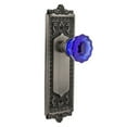 thumbnail image 6 of Nostalgic Warehouse Cobalt Crystal Door Knob with Egg and Dart Plate, 6 of 6