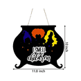 thumbnail image 3 of Letrero de puerta de Halloween con olor a niños, letrero colgante para puerta de entrada, puerta de madera de Halloween, 3 of 6