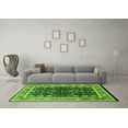 thumbnail image 3 of Ahgly Company Indoor Rectangle Oriental Green Industrial Area Rugs, 2' x 4', 3 of 4