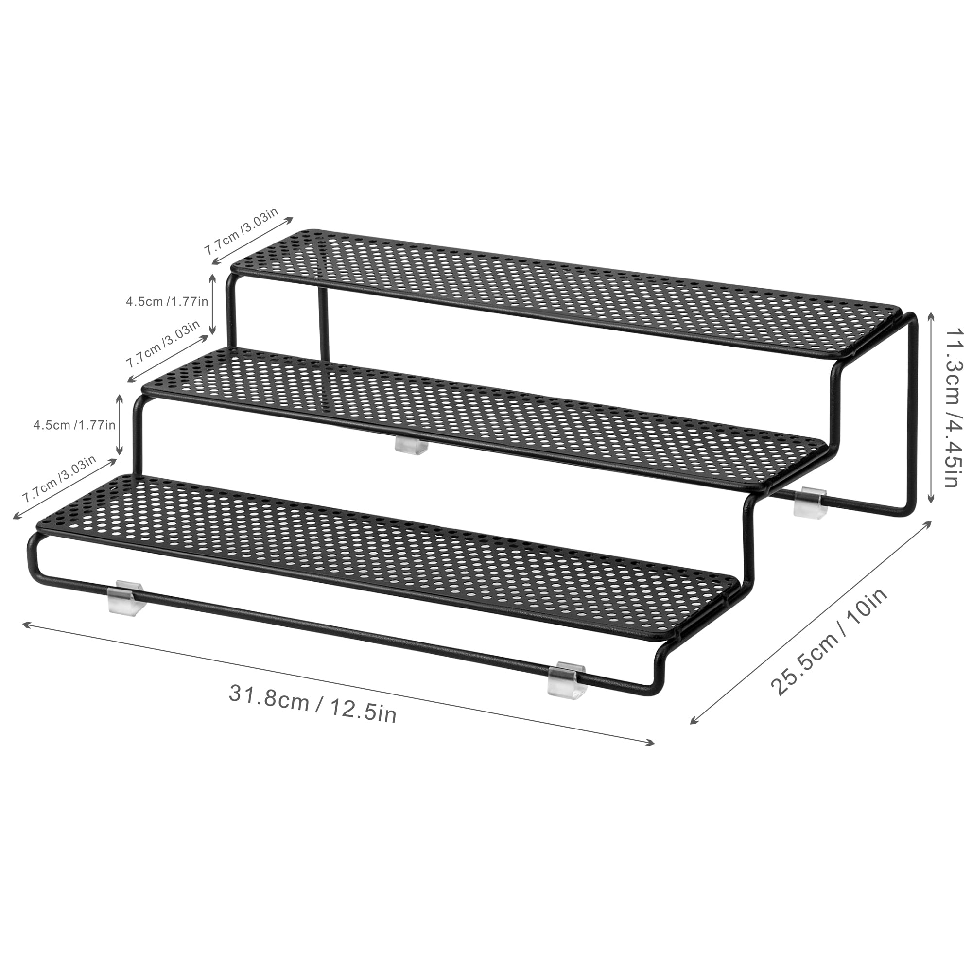 Buy Mimifly 3 Tier Spice Rack Organizer for Kitchen Cabinet/Bathroom ...