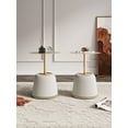 thumbnail image 2 of Manhattan Comfort Anderson End Table 1.0 with Steel Frame in Cream - Set of 2, 2 of 9