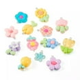 thumbnail image 2 of U8MO 26Pcs Resin Pendants Flower Charms with Loops Jewelry Making 23~39x18~27.5mm, 2 of 8