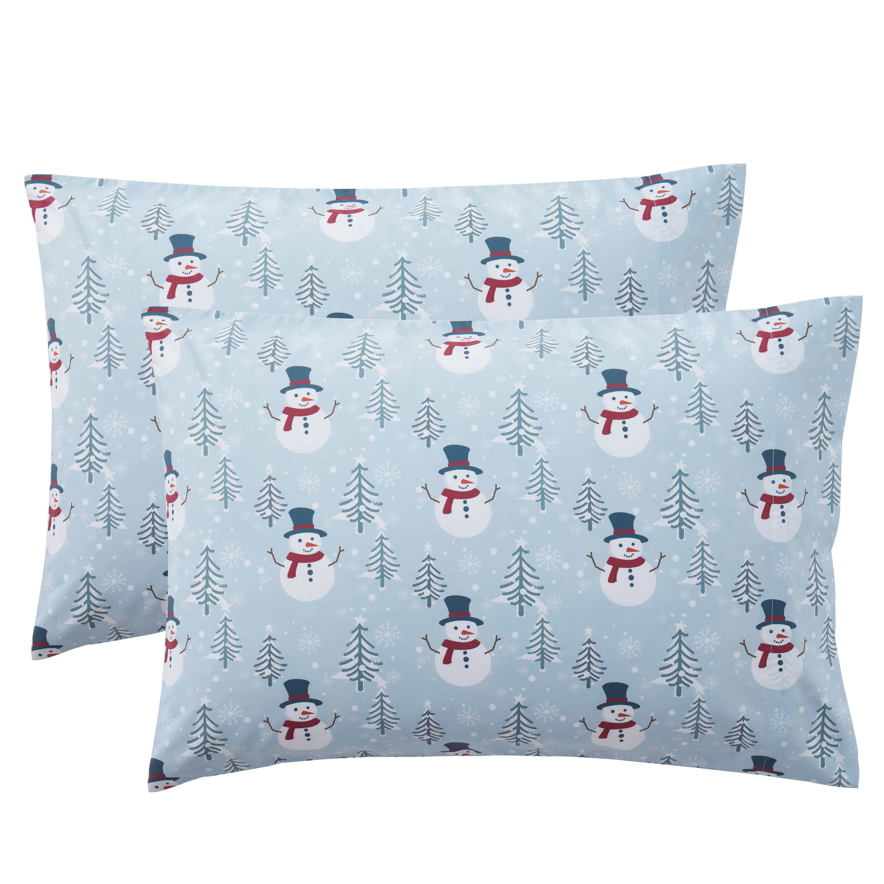 New Christmas Santa Pillow Case Cushion Cover Xmas Home Decor Cotton 72x44cm 
