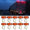 thumbnail image 4 of Marker Light, High Brightness Durable To Use Side Light, Pc Materials High  Low Power Consumption For Automobiles Trailers Indicator Lights Trucks Yellow, 4 of 8