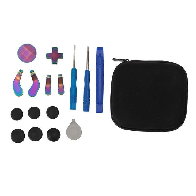 13 in 1 Metal Thumbsticks for Xbox One Elite Series 2 Controller Metal Mod 6 Swap Joysticks 4 Paddles 2 D Pads 1 Tool for Elite Series 2 Core