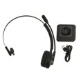 thumbnail image 2 of Auricular de teléfono inalámbrico Diadema flexible Auriculares de servicio al cliente inalámbricos de un solo oído Micrófono giratorio para PC para computadora, 2 of 8