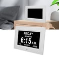 thumbnail image 1 of Reloj de Calendario Digital de 7 Pulgadas 12 Opciones de Alarma Pantalla Regulable Automáticamente Fecha de Reloj Digital Grande y Día de la Semana para Personas Mayores, 1 of 8