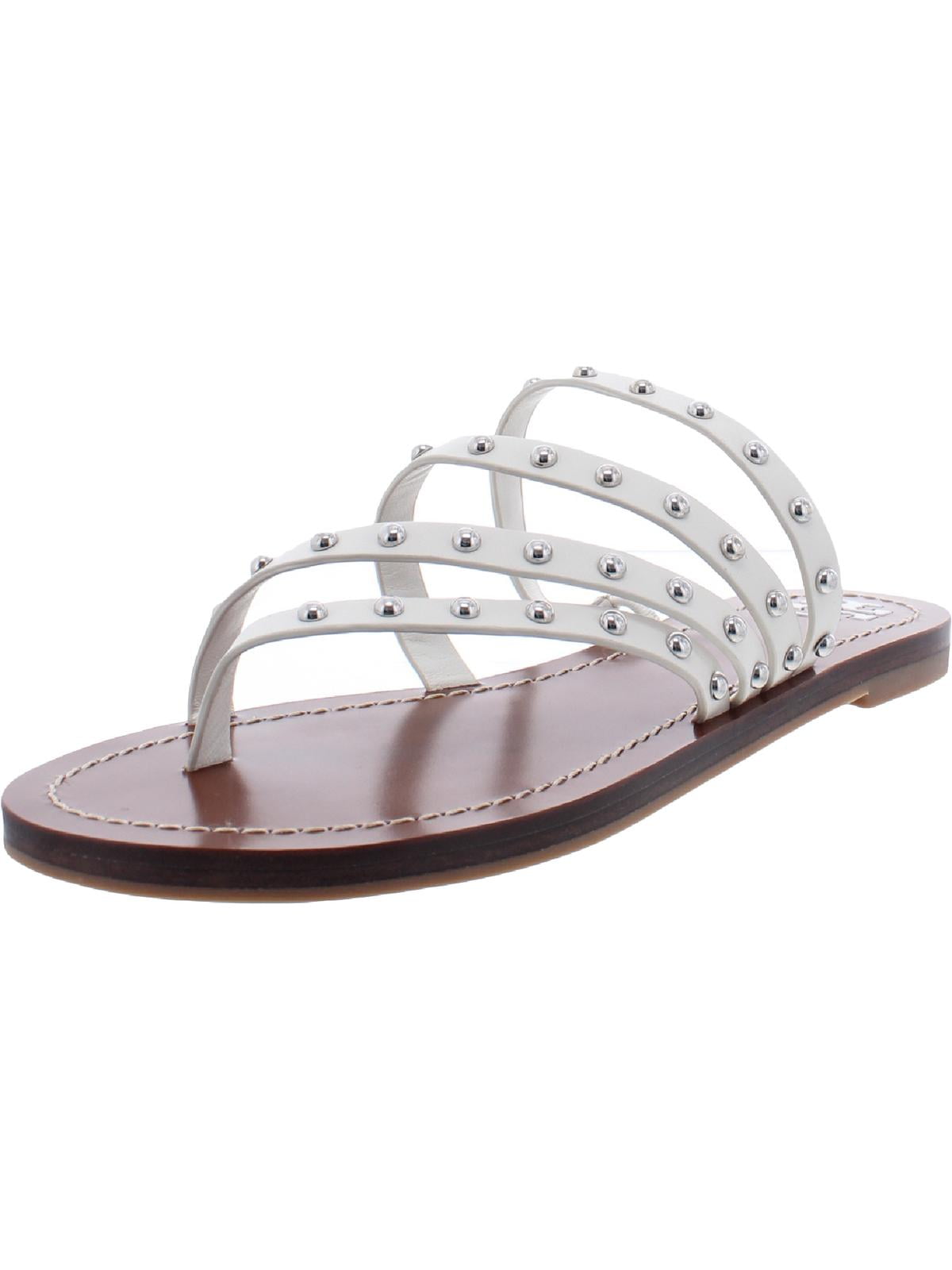 Aerosoles Womens Yoyo Flat Sandal 8.5 Bone Leather - Walmart.com