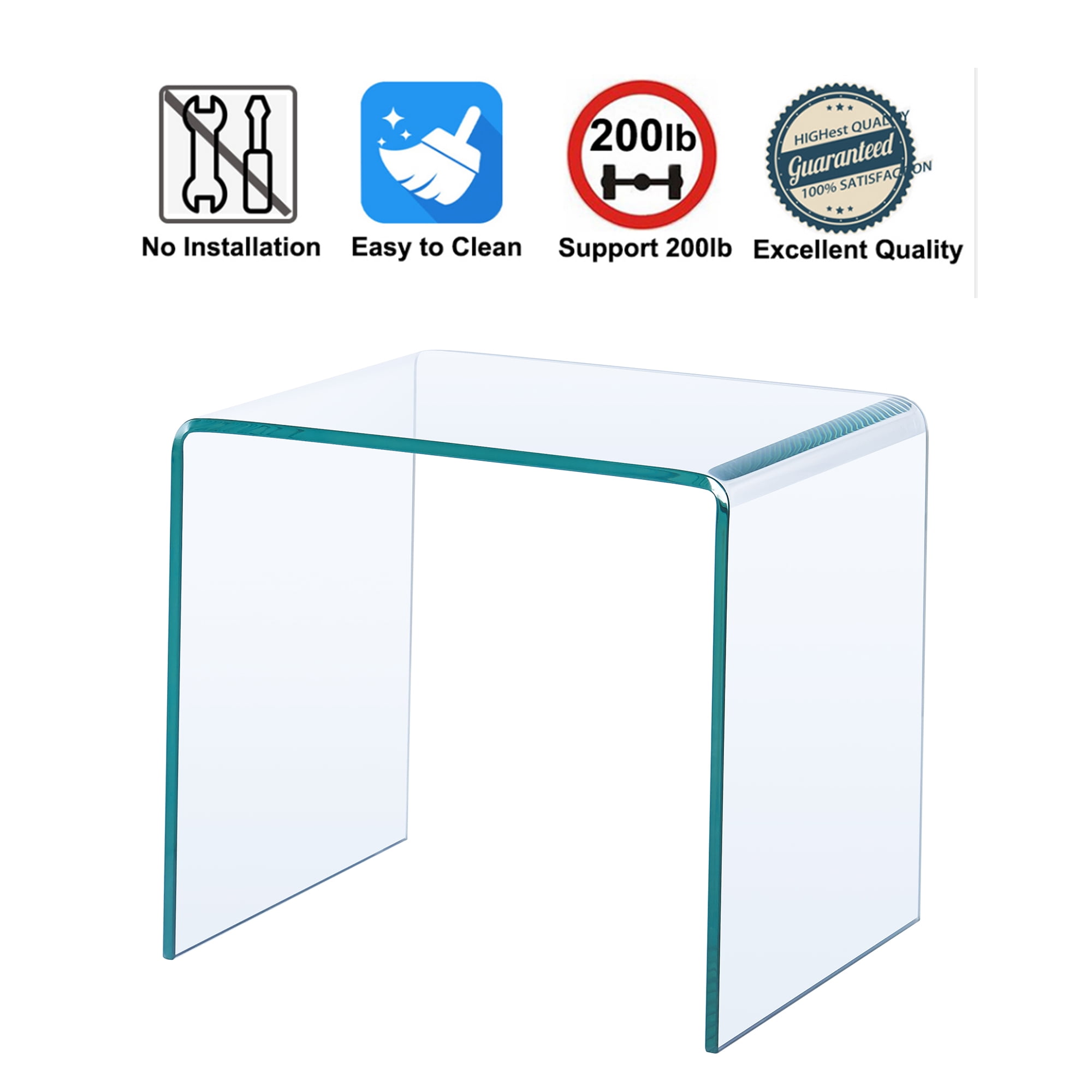 Private Jungle Home Office Tempered Glass End Table,Modern Clear Small Sofa End Table Coffee Table for Living Room Bedroom Private Jungle Home Office Tempered Glass End Table,Modern Clear Small Sofa End Table Coffee Table for Living Room Bedroom