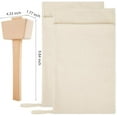thumbnail image 2 of Crushed Ice Bags Canvas Bag Reusable Crushed Ice Bag Ice Mallet Dried Ice Bar Tools Home Kitchen Party Accessory, 2 of 6