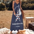 thumbnail image 2 of 4th of July Sleeveless Dress Woman Fashion Long Dresses Women's Summer Suit Dress Summer 2025 Women, 2 of 7