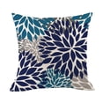 thumbnail image 1 of Fundas de cojín decorativas azules para sofá Cojines modernos para salón Cojín cama exterior Azul marino y gris Hogar, 1 of 2