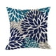 thumbnail image 1 of Fundas de cojín decorativas azules para sofá Cojines modernos para salón Cojín cama exterior Azul marino y gris Hogar, 1 of 2