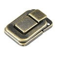 thumbnail image 6 of Uxcell Toggle Latch, 48mm Bronze Decorative Hasp Wooden Box Catch w Screws, 6 of 6