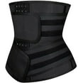 thumbnail image 3 of Glam Hobby Neoprene Sauna Waist Trainer Corset Sweat Belt for Women Weight Loss Compression Trimmer Workout Fitness, 3 of 9